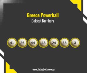 greece powerball hot numbers today